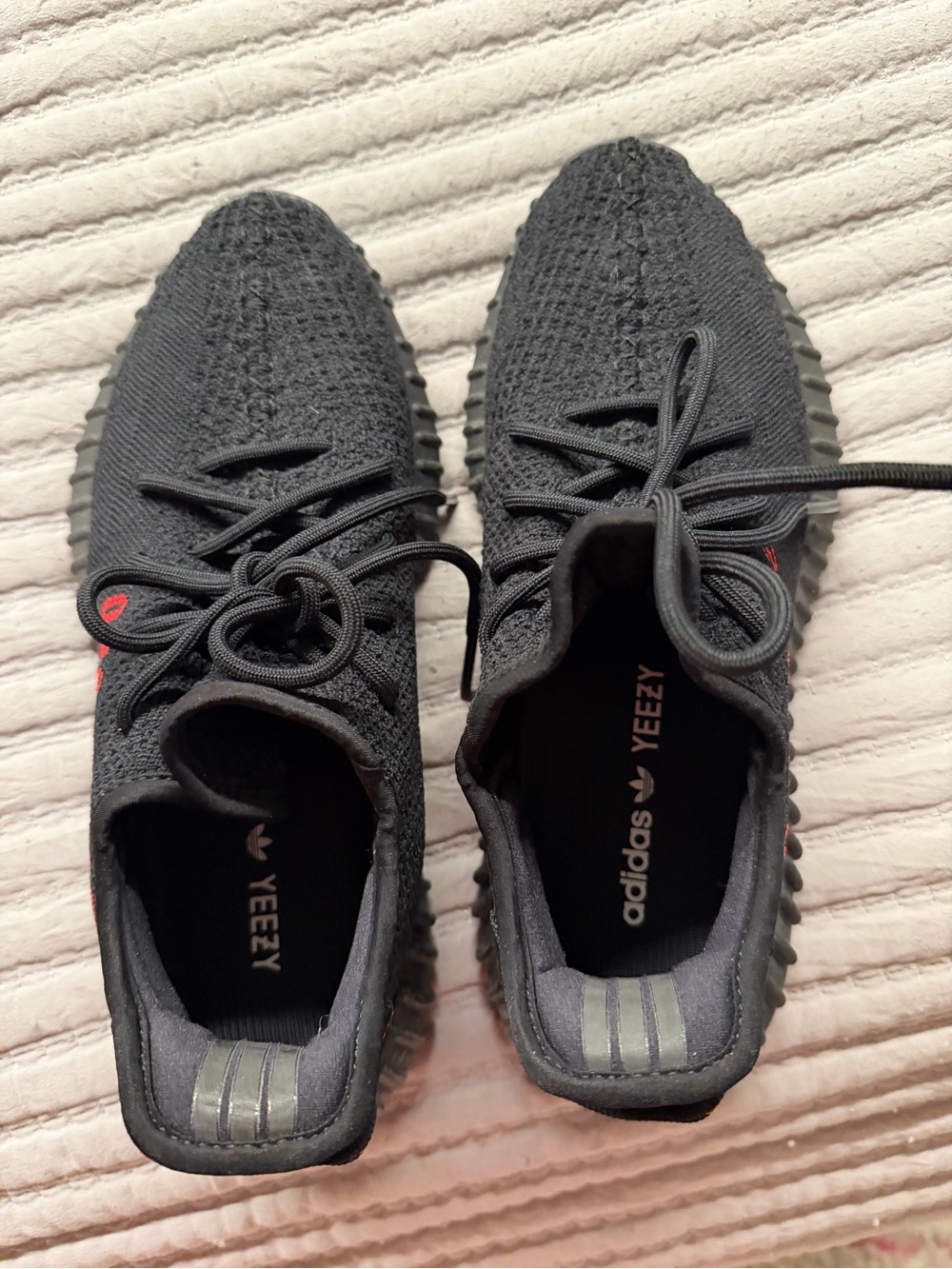 Adidas Yeezy Boost 350 V2 Core Black Red "Bred" CP9652 - Size 9